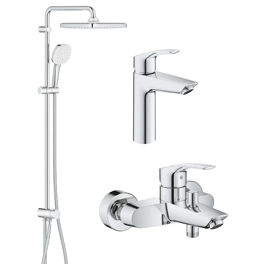 Набір змішувачів для ванни 3 в 1 Eurosmart UA123246R1 Grohe