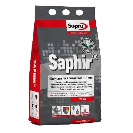 Затирка для швів Sopro Saphir 9534A сіро-кам'яний №22 (2 кг)
