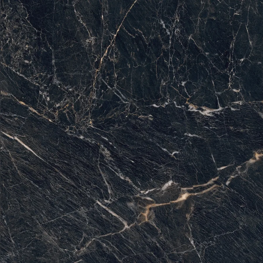 Плитка керамогранітна Veneto Black STR 598x598 Tubadzin