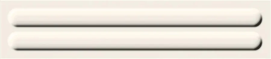 Плитка стінова Monpelli White Cegielka C STR Блиск 65x298 Paradyz