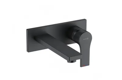 Змішувач для умивальника Zenta SL 482473965 чорний Kludi