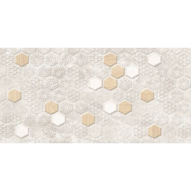 Плитка стінова ZN1061 Zen Бежевий Hexagons 300x600 Golden Tile