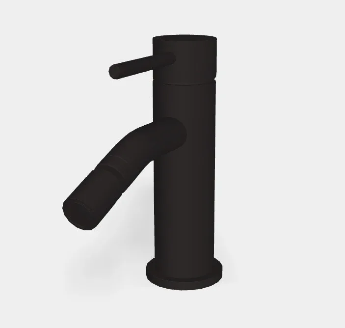 Змішувач для біде Spillo Up Black matt F3032XSNS Fima