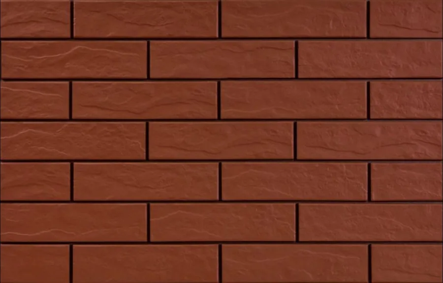 Плитка фасадна Rot Rustiko 6,5x24,5x0,65 Cerrad