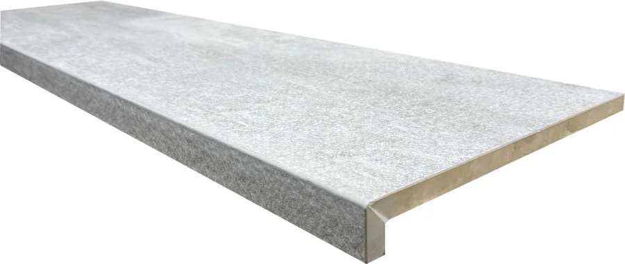 Сходинка пряма з капіносом SG 3512020023 Pietra Serena Grey 345x1200x20 Котто Кераміка