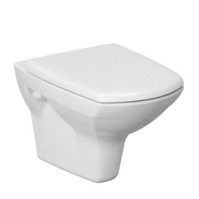 Унітаз підвісний Carina 548 CleanOn з кришкою дюропласт soft close SZCZ1000841773 Cersanit