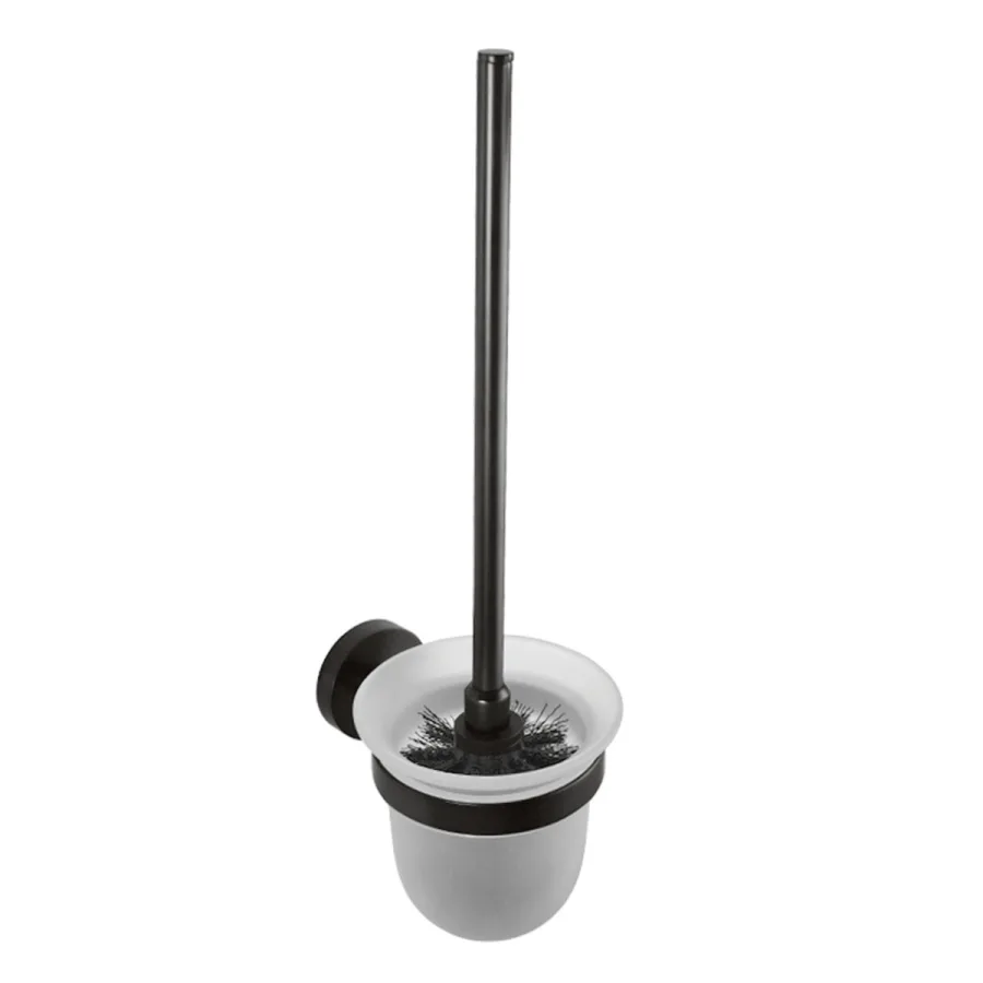 Туалетна щітка з тримачем Dark (104113010), Bemeta