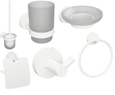 Набір аксесуарів 6 в 1 White 204604 Bemeta