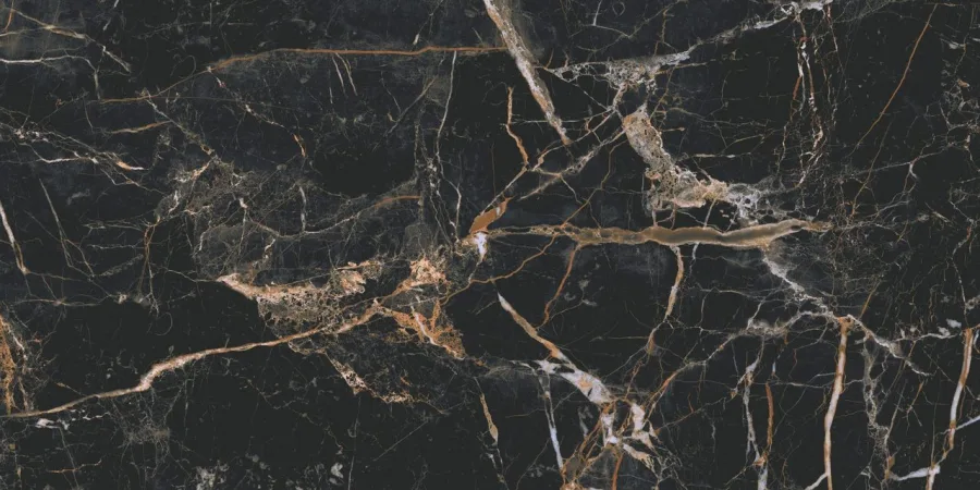 Плитка керамогранітна Marquina Gold RECT 597x1197x8 Cerrad