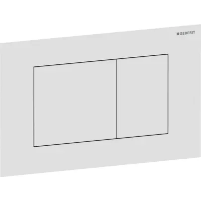 Кнопка зливу Sigma 40 Square 115.629.JT.1 білий matt Geberit