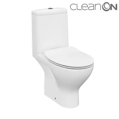 Компакт 675 Moduo Clean On 43 011 з кришкою дюропласт Slim soft-close Cersanit
