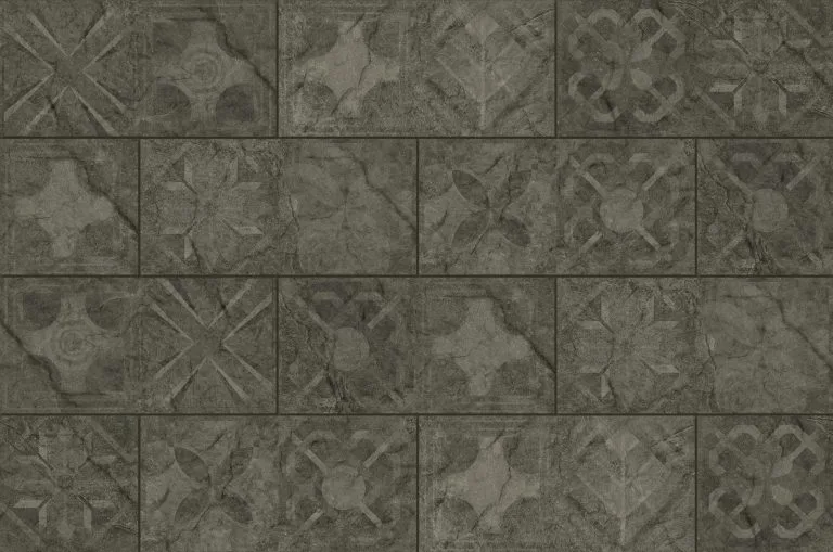 Плитка фасадна Torstone Grafit Decor 148x300x9 Cerrad