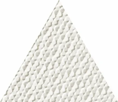 Плитка стінова Scarlet White Tri STR 139x160x10 Tubadzin