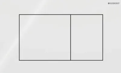 Кнопка зливу Sigma 40 Square 115.629.SI.1 Білий Geberit