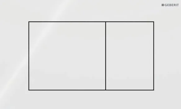 Кнопка зливу Sigma 40 Square 115.629.SI.1 Білий Geberit