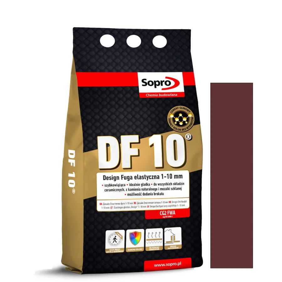 Затирка для швів Sopro DF 10 1067A каштан №50 (4 кг)