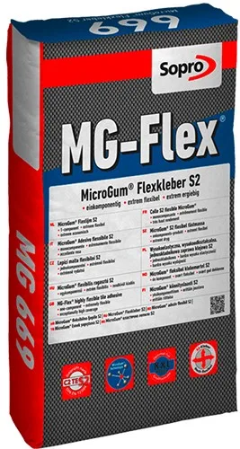 Клей для плитки Sopro MG-Flex S2 669 (15 кг)