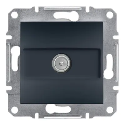 Розетка TV кінцева Антрацит ASFORA (EPH3200171), Schneider Electric