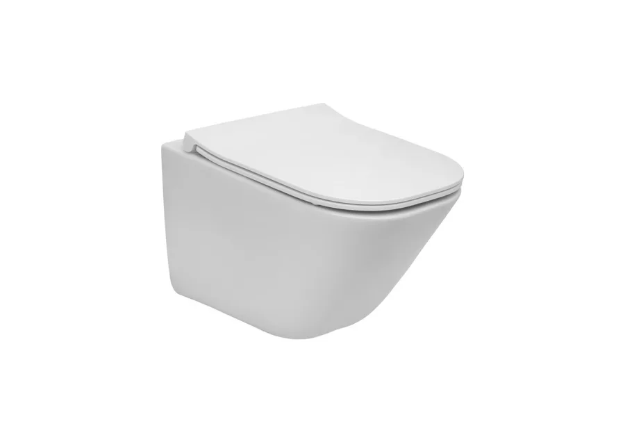 Унітаз підвісний Gap Rimless Compacto з кришкою Slim soft-close A34H473000 Roca