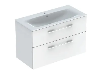 Шафка з умивальником 100 Selnova Square Slim rim 501.244.00.1 Geberit