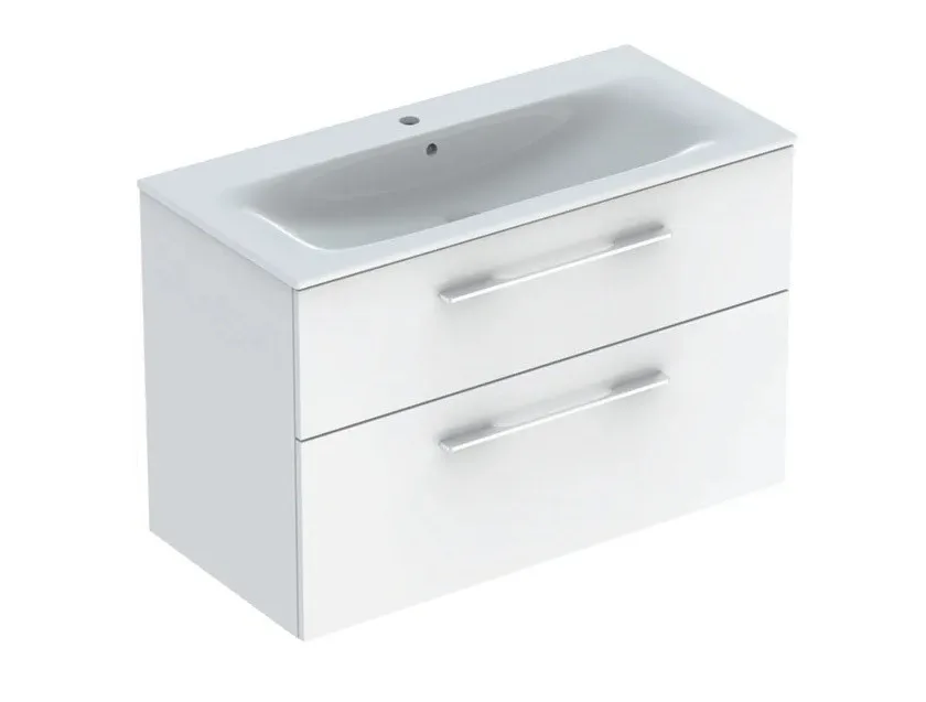 Шафка з умивальником 100 Selnova Square Slim rim 501.244.00.1 Geberit