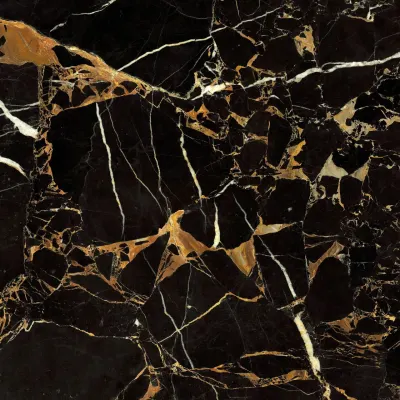 Плитка керамогранітна 9АС580 Saint Laurent Чорний RECT 600x600x8 Golden Tile