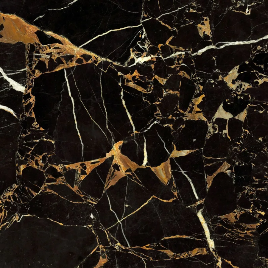 Плитка керамогранітна 9АС580 Saint Laurent Чорний RECT 600x600x8 Golden Tile
