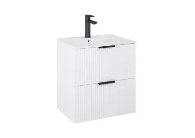 Шафка з умивальником Reef 600 White matt A857954529+A3272A3000 Roca