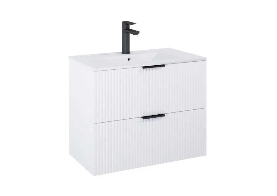 Шафка з умивальником Reef 800 White matt A857955529+A3272A4000 Roca