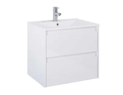Шафка з умивальником Claudia 600 White Glossy A857794806+A3272A3000 Roca