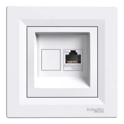 Розетка RJ45 5е UTP Білий ASFORA (EPH4300121), Schneider Electric