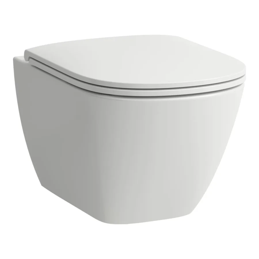 Унітаз підвісний LUA Rimless Silent Flush 52 см з кришкою soft-close H8660820000001 LAUFEN
