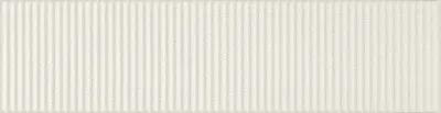 Плитка стінова Groove White 1 SUGAR STR 78x298 Tubadzin