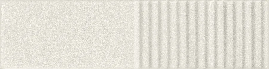 Плитка стінова Groove White 2 SUGAR STR 78x298 Tubadzin