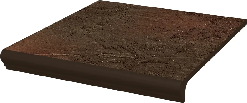 Сходинка з капіносом пряма 6057 Semir Brown 300x330x11 Paradyz