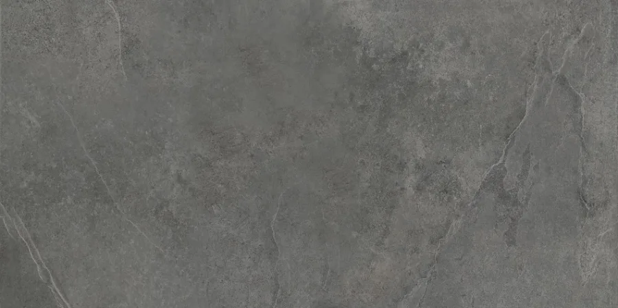 Плитка керамогранітна Pizarra Dark Grey 2.0 RECT 600x1200x20 StarGres