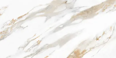 Плитка керамогранітна Calacatta Gold Сірий POL 600x1200x8 Intercerama