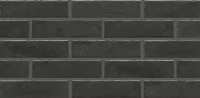 Плитка фасадна Foggia Nero 6,5x24,5x0,8 Cerrad