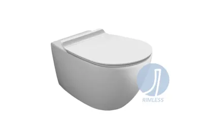 Унітаз підвісний Vignoni Rimless VI18 з кришкою soft-close VI18-F85-VI004 SIMAS
