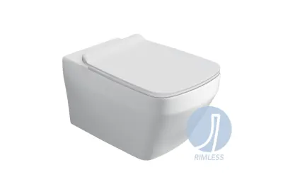 Унітаз підвісний Baden Baden BB 18 з кришкою soft-close BB18-F87(85)-BB004 SIMAS