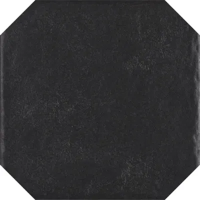 Плитка підлогова Modern Nero Octagon SZKL STR 19,8x19,8 Ceramika Paradyz
