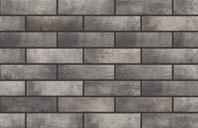 Плитка фасадна Loft Brick Pepper 6,5x24,5x0,8 Cerrad