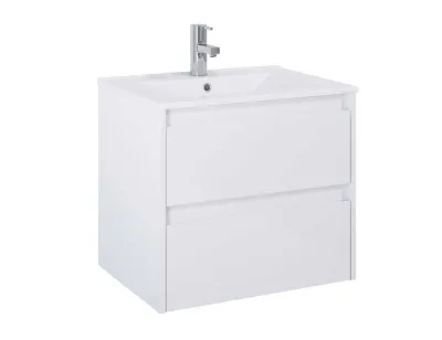 Шафка з умивальником Claudia 600 White matt A857794529+A3272A3000 Roca